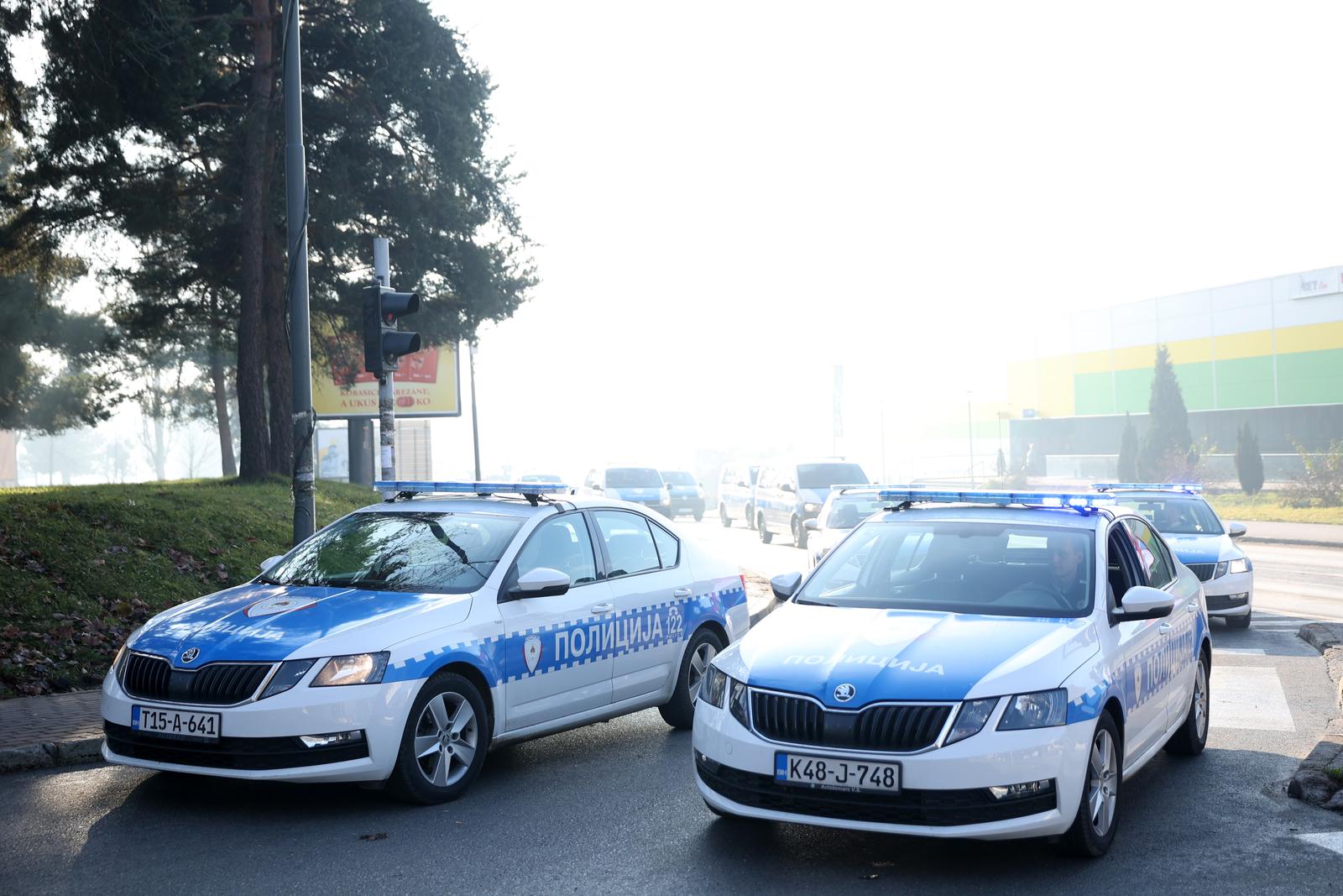 05.01.2023., Istocno Sarajevo, Bosna i Hercegovina - Generalna proba pred obiljezavanje 09. januara, neustavnog dana Republike Srpske. U Istocnom Sarajevu prisutan je veliki broj policije, specijalne policije a stigla su vozila Despot i Vihor. Vlasti u bh. entitetu Republika Srpska, povodom neustavnog praznika, najavile su “sve ani defile” dok su bora ka udruzenja iz entiteta Federacija BiH najavila proteste.
 Photo: Armin Durgut/PIXSELL