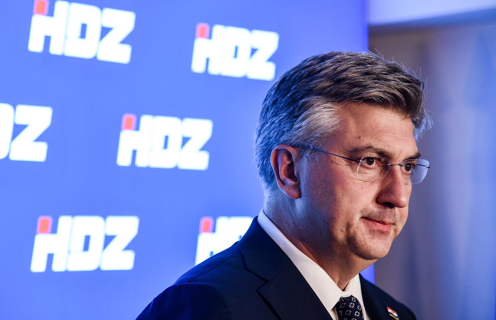 20.11.2023., Zagreb - Andrej Plenkovic dao je izjavu medijima nakon sastanak sireg Predsjednistva HDZ-a u sredistu Gradskog odbora HDZ-a Grada Zagreba u Gundulicevoj ulici. Photo: Josip Regovic/PIXSELL