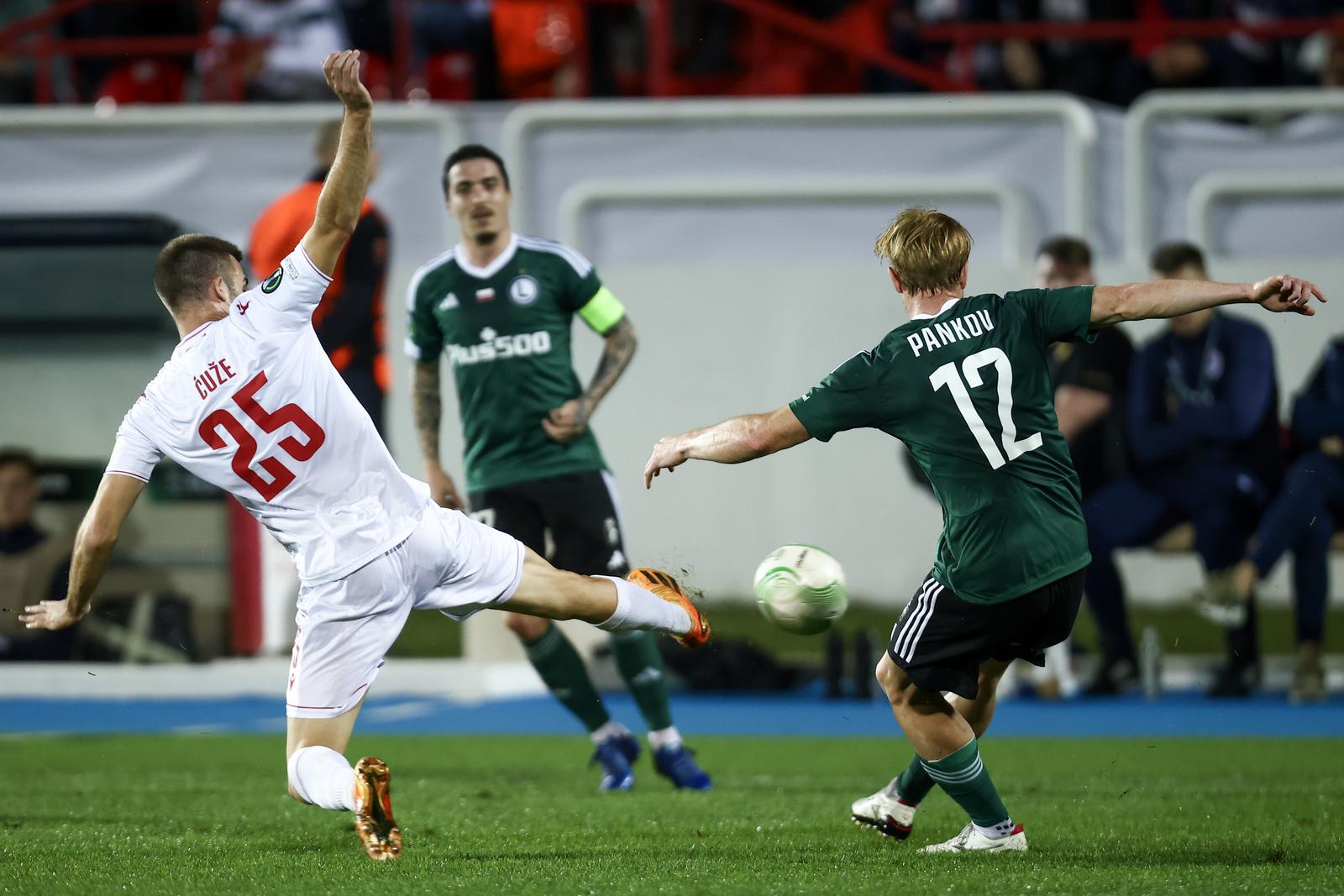 26.10.2023., Stadion pod Bijelim brijegom, Mostar, Bosna i Hercegovina - Utakmica skupine E UEFA Europa Konferencijske lige, 3. kolo, HSK Zrinjski Mostar - Legia Warszawa. Photo: Denis Kapetanovic/PIXSELL