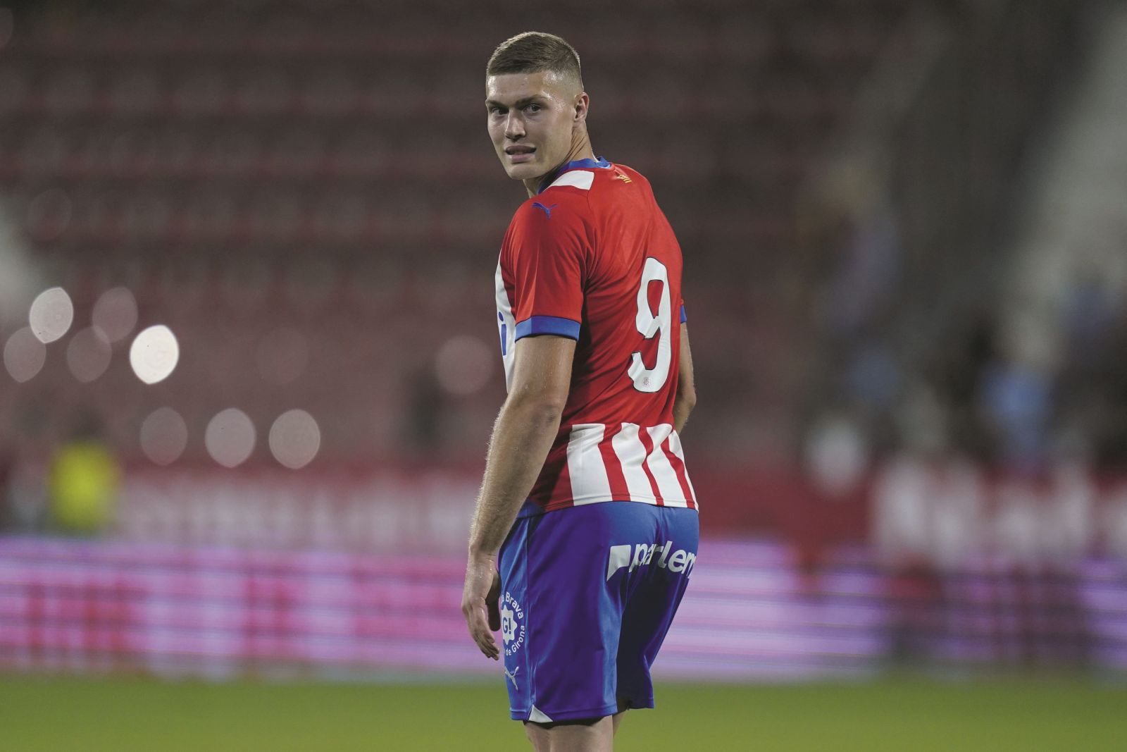 ESP: Girona FC-SS Lazio. Pre-seadon friendly match Artem Dovbyk of Girona FC during the Pre-season friendly, Costa Brava Cup match between Girona FC and SS Lazio played at Montilivi Stadium on August 6, 2023 in Girona, Spain. kpng Copyright: xSergioxRuizx/xPRESSINPHOTOx PS_230806_040