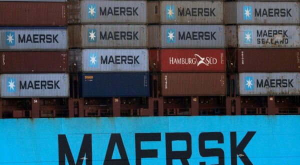 FILE PHOTO: Shipping containers are transported on a Maersk Line vessel through the Suez Canal in Ismailia, Egypt July 7, 2021. Picture taken July 7, 2021. REUTERS/Amr Abdallah Dalsh/File Photo/File Photo Photo: AMR ABDALLAH DALSH/REUTERS