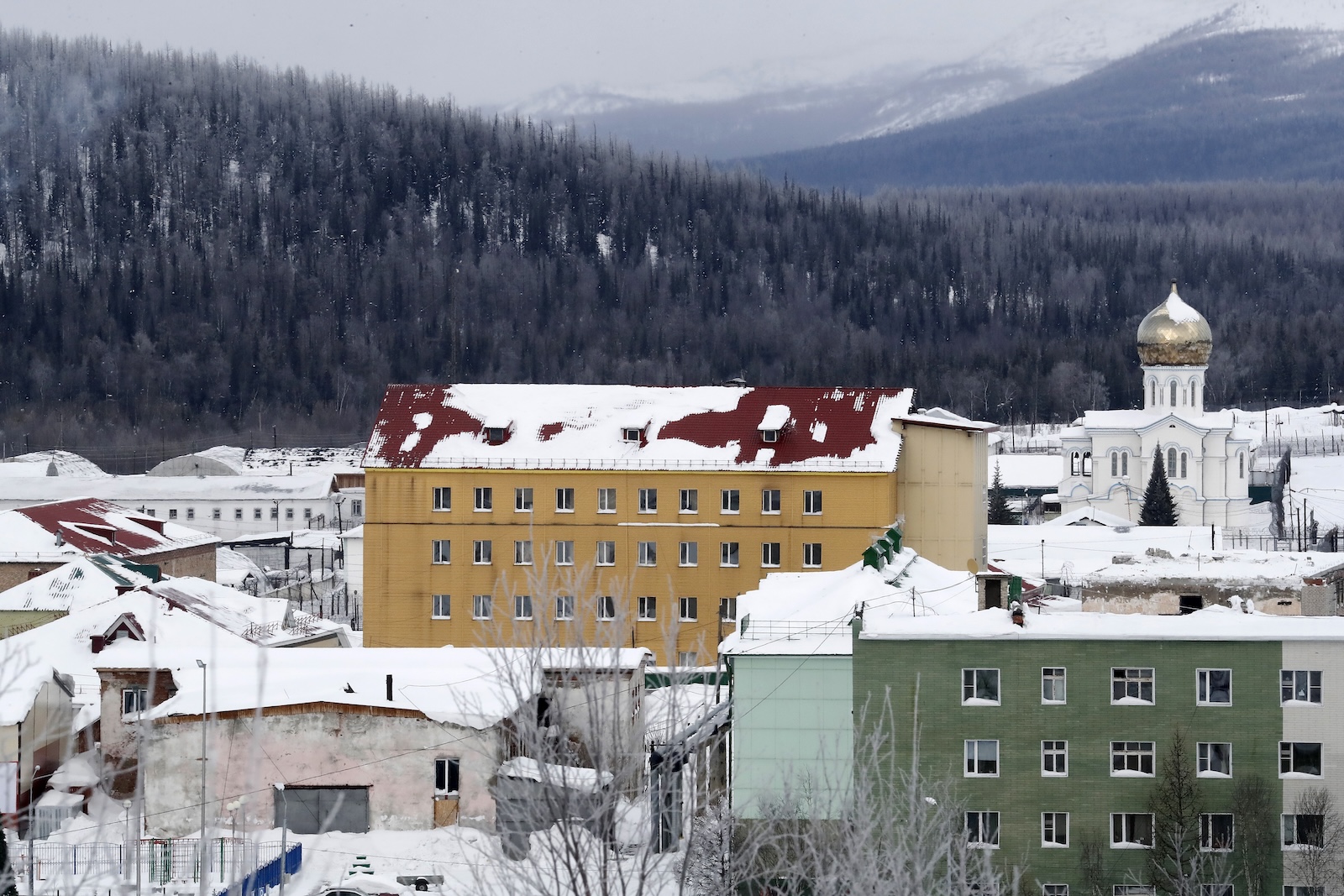 epa11163083 A general view of the IK-3 penal colony, where Russian opposition leader Alexei Navalny served his sentence and where he died, in Kharp settlement, Yamal-Nenets Region, Russia, 18 February 2024. Russian opposition leader and outspoken Kremlin critic Alexei Navalny has died aged 47 in a penal colony, the Federal Penitentiary Service of the Yamalo-Nenets Autonomous District announced on 16 February 2024. A prison service statement said that Navalny 'felt unwell' after a walk on 16 February, and it was investigating the causes of his death. In late 2023 Navalny was transferred to an Arctic penal colony considered one of the harshest prisons.  EPA/ANATOLY MALTSEV