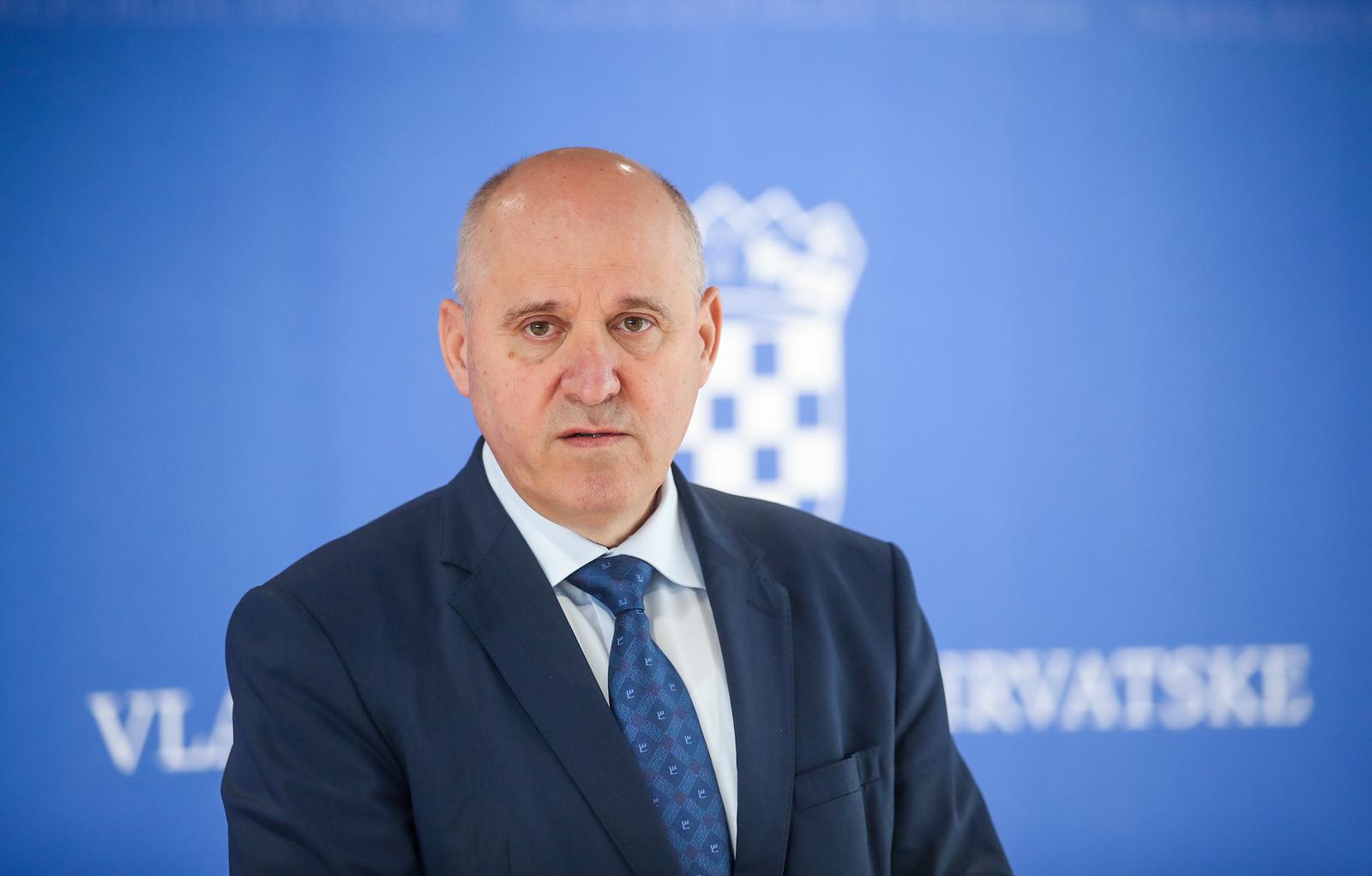 11.03.2024.., Zagreb - Predsjednik Vlade Andrej Plenkovic predsjedao je sjednicom Strucnog savjeta za obnovu. Izjavu je dao ministar graditeljstva Branko Bacic. Photo: Slavko Midzor/PIXSELL