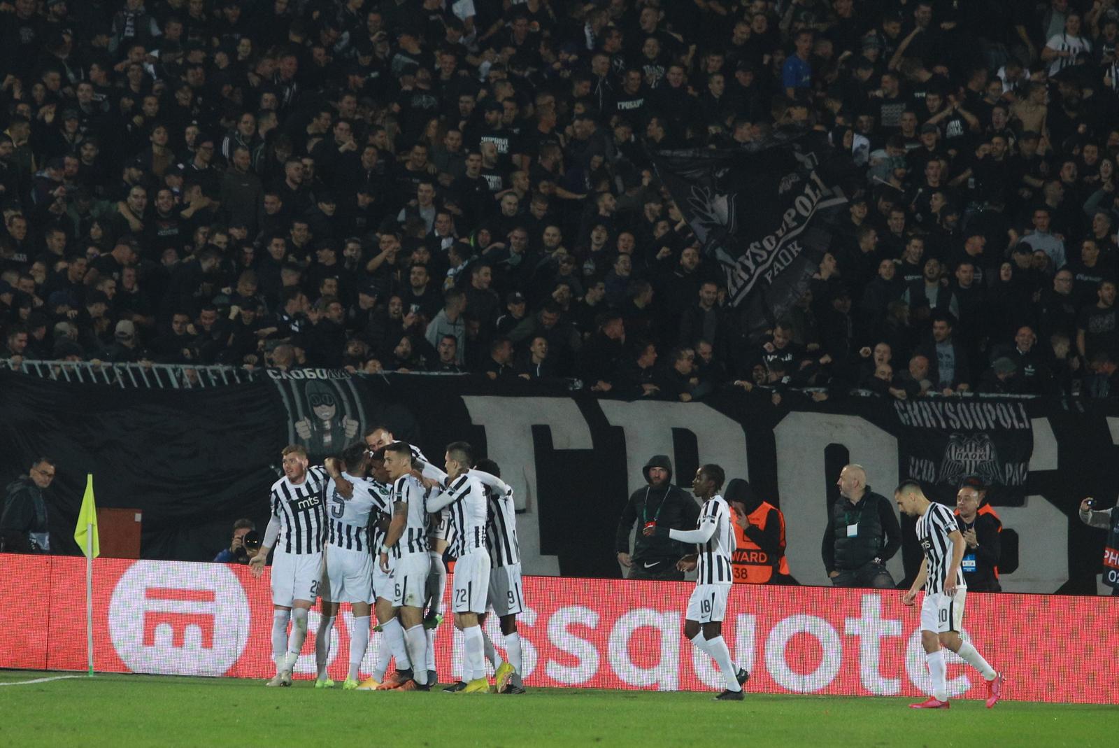 13, October, 2022, Belgrade - The match of the fourth round of Group D of the Conference League between FC Partizan and FC Koln was played at the stadium of FC Partizan. Photo:  Milos Tesic/ATAImages

13, oktobar, 2022, Beograd - Utakmica cetvrtog kola Grupe D Lige konferencija izmedju FK Partizan i FK Keln odigrana je na stadionu FK Partizan. Photo: Milos Tesic/ATAImages Photo: Milos Tesic/ATAImages/PIXSELL