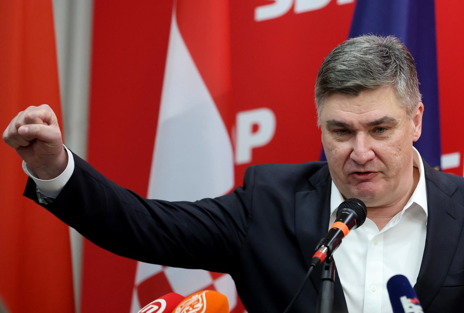 16.03.2024., Zagreb - U sredisnjici SDP-a odrzana je sjednica Glavnog odbora SDP-a na kojoj su se obratili Predja Grbin i predsjednik Zoran Milanovic. Photo: Sanjin Strukic/PIXSELL