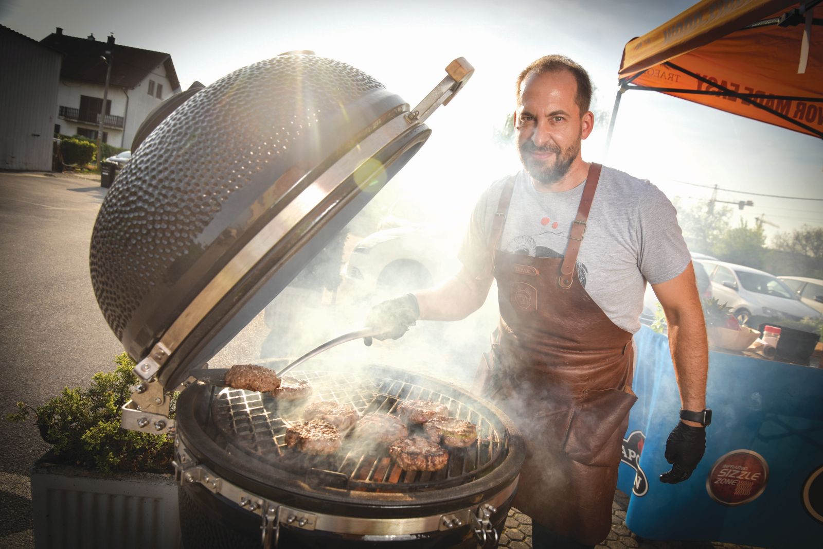 11.04.2024., Zagreb - BBQ Hotyard.  Davor Suskovic. 
Photo Sasa ZinajaNFoto