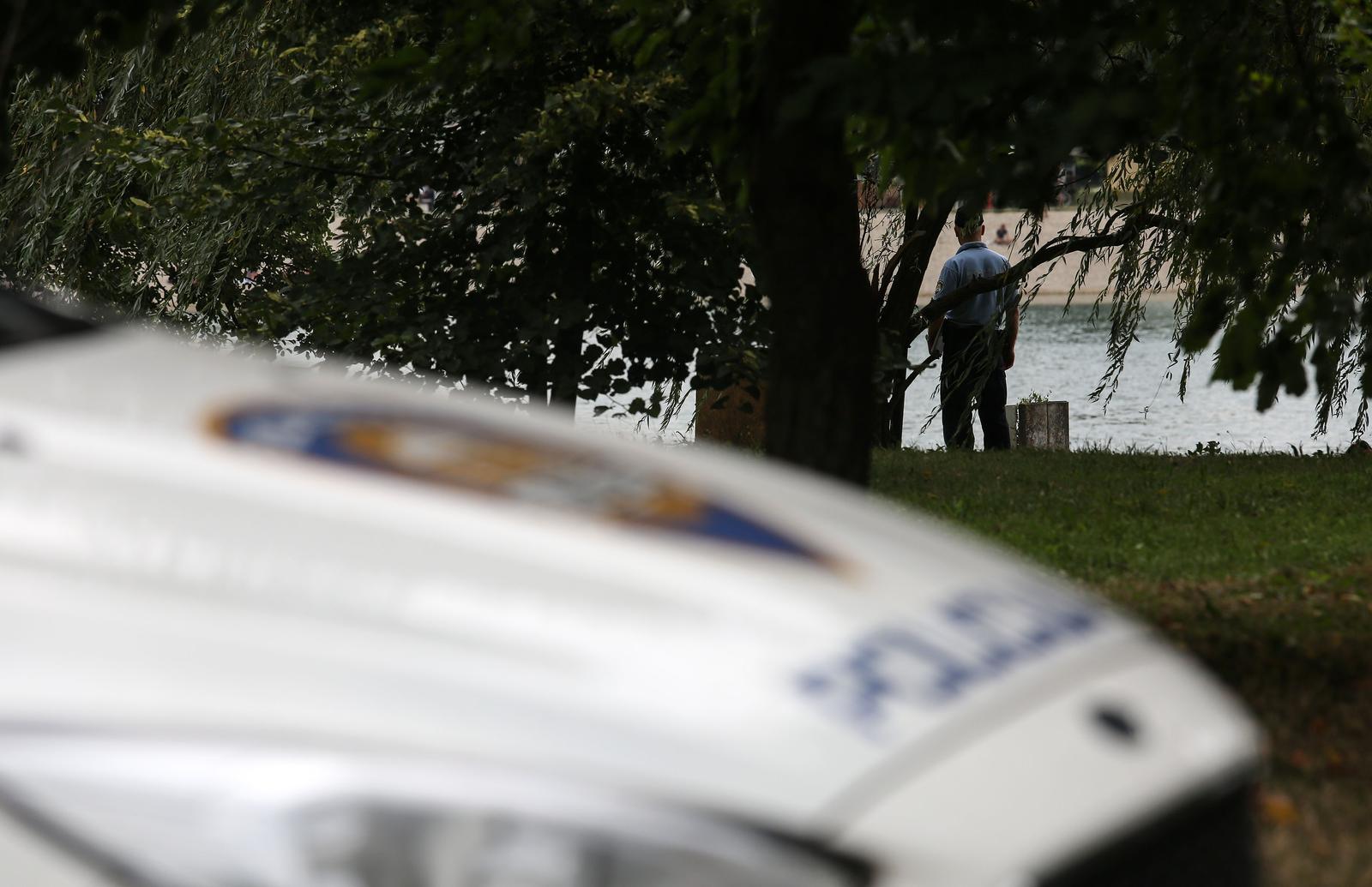 21.07.2019., Zagreb - Na jezeru jarun jedan kupac se utopio. Policijski ocevid je u tijeku. rPhoto: Marin Tironi/PIXSELL