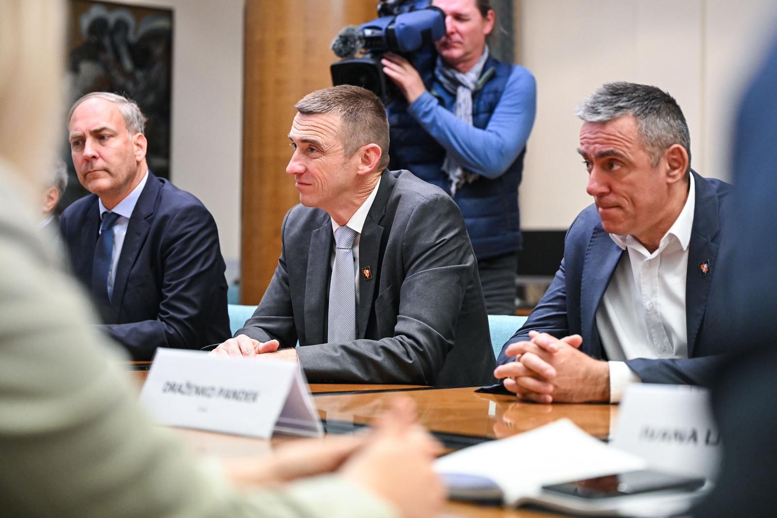 23.4.2024., Zagreb - Domovinski pokret predao je kandidacijske liste za Europski parlament. Photo: Neva Zganec/PIXSELL