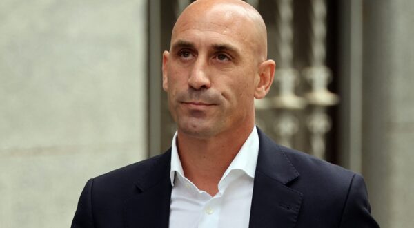 Former president of the Spanish football federation Luis Rubiales leaves the Audiencia Nacional court in Madrid on September 15, 2023. Five days after resigning as Spain's football chief, Luis Rubiales was due in court today on sexual assault charges over forcibly kissing women's World Cup player Jenni Hermoso. The 46-year-old has been summoned to Madrid's Audiencia Nacional court at midday (1000 GMT) where he will appear before Judge Francisco de Jorge who is heading up the investigation.,Image: 805413187, License: Rights-managed, Restrictions: , Model Release: no, Credit line: Thomas COEX / AFP / Profimedia