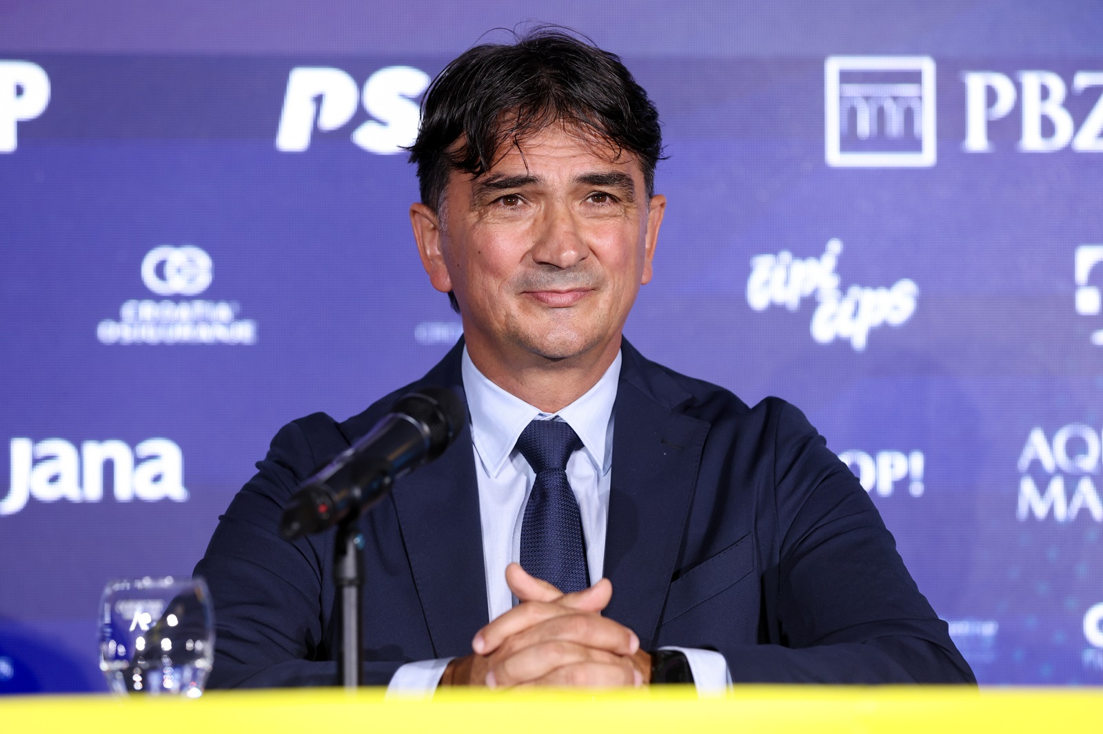 Zagreb, 20.05.2024 - Konferencija za medije izbornika Hrvatske nogometne reprezentacije Zlatka Dalića na kojoj je objavio popis igrača za EURO 2024. Na slici Zlatko Dalić.
foto HINA/ Damir SENČAR/ ds