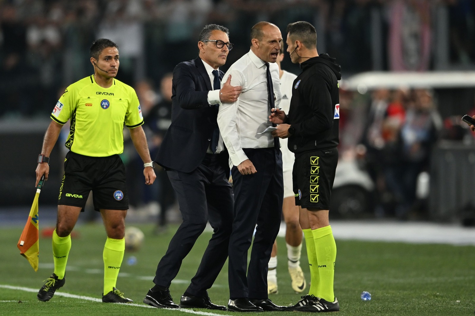 Massimiliano Allegri Coach (Juventus)                                        during the Italian Italy Cup  match between   Atalanta 0-1 Juventus at  Olimpic Stadium  on May 15, 2024 in Roma, Italy. (Photo by Maurizio Borsari/AFLO),Image: 873449297, License: Rights-managed, Restrictions: No third party sales, Model Release: no, Credit line: Maurizio Borsari / AFLO / Profimedia