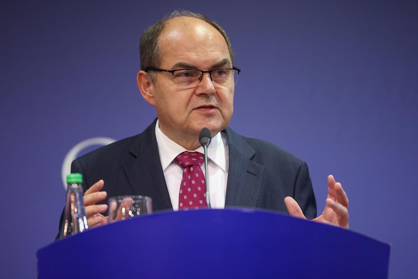 01.07.2023., Sarajevo, Bosna i Hercegovina - Visoki predstavnik u BiH Christian Schmidt odrzao je konferenciju za medije. Photo: Armin Durgut/PIXSELL