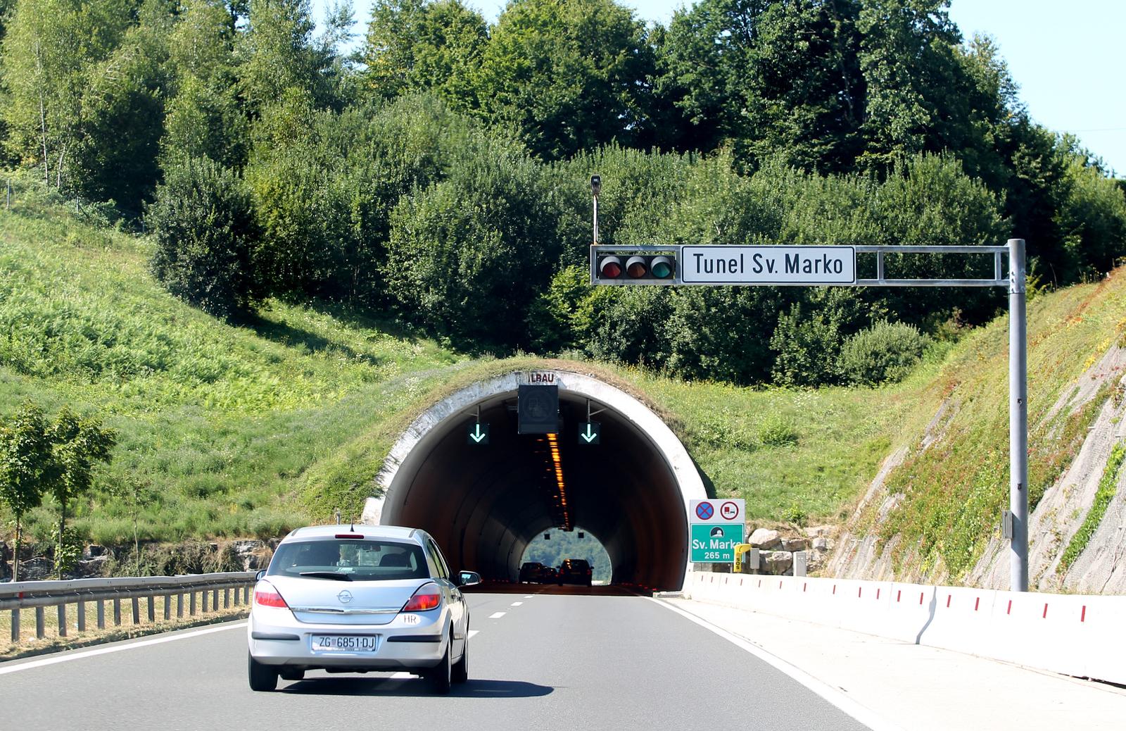 01.08..2013., Zagreb - Reportaza s autoceste A1 Zagreb - Vrgorac. Tunel Sveti Marko.r"nPhoto: Boris Scitar/Vecernji list/PIXSELL