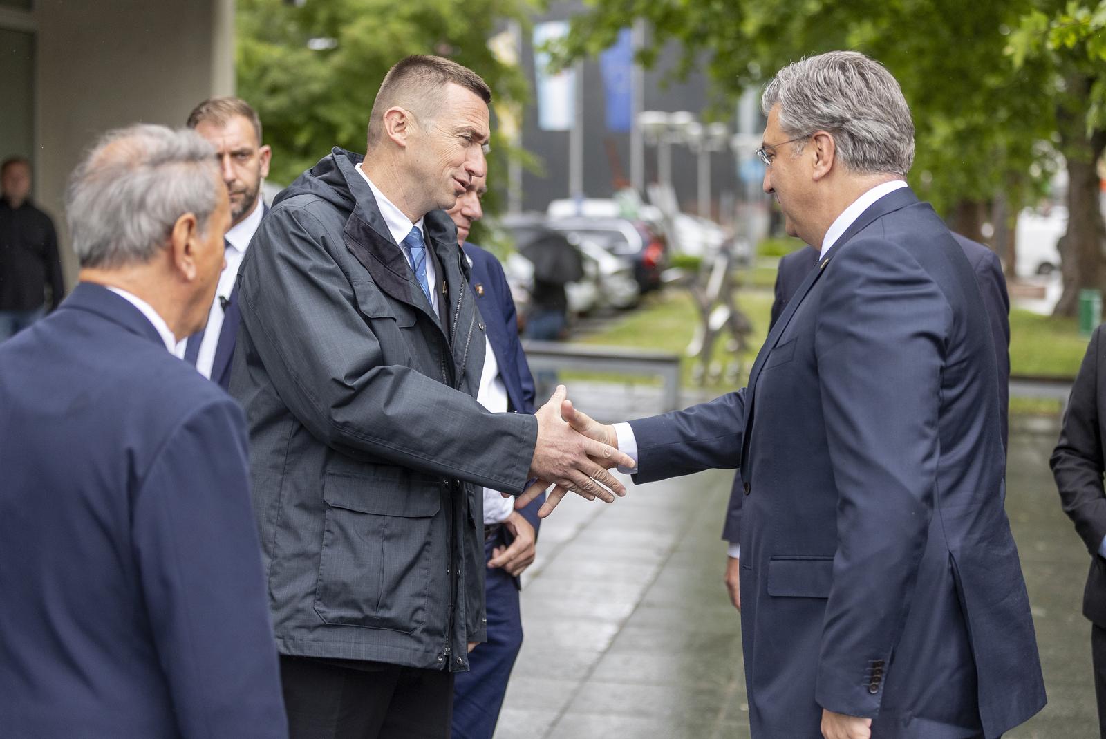 03.05.2024., Vukovar - Predsjednik Vlade Andrej Plenkovic sudjelovao je na svecanoj sjednici Gradskog vijeca Grada Vukovara u povodu obiljezavanja Dana grada. Photo: Davor Javorovic/PIXSELL