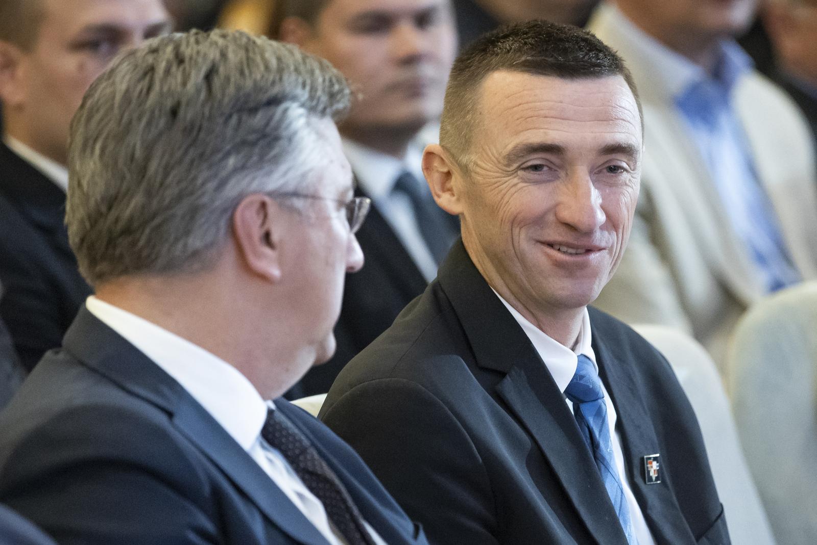 03.05.2024., Vukovar - Predsjednik Vlade Andrej Plenkovic sudjelovao je na svecanoj sjednici Gradskog vijeca Grada Vukovara u povodu obiljezavanja Dana grada. Photo: Davor Javorovic/PIXSELL