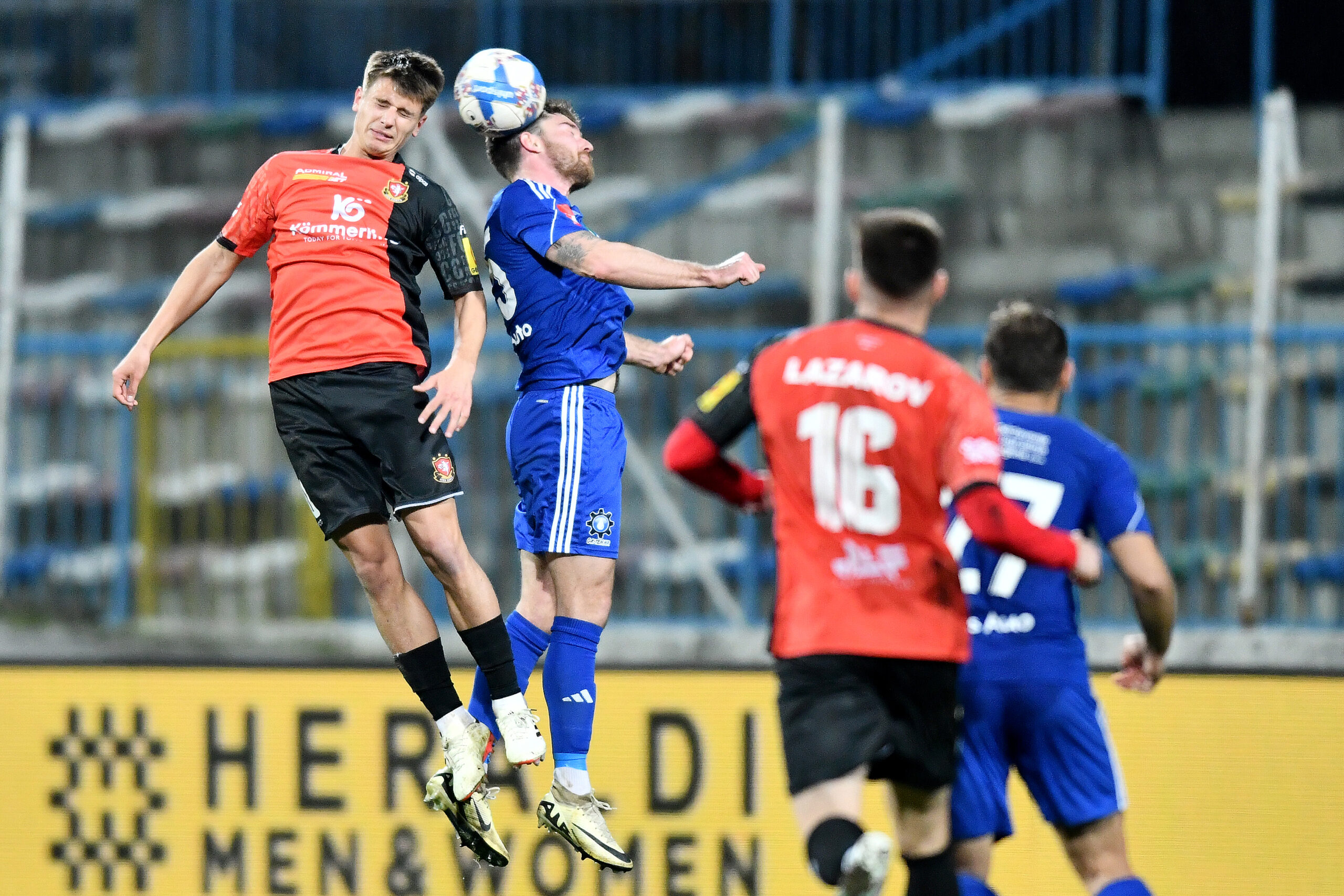 04.03.2024., stadion Zagreb, Zagreb - 25. kolo SuperSport HNL: Rudes - Gorica. Jurica Prsir, Jurica Prsir, Jan Dolezal.  Photo: Josip Regovic/PIXSELL