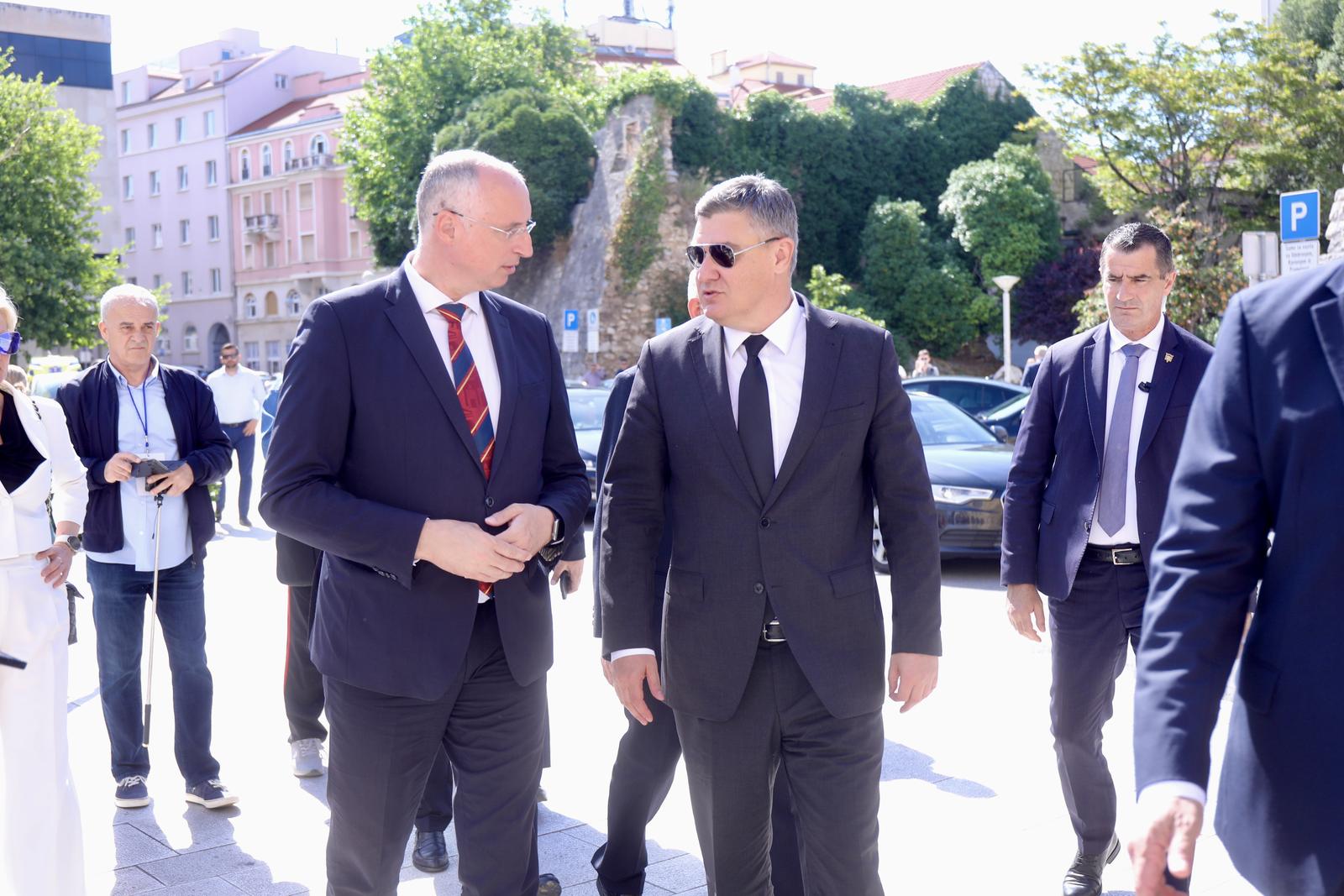 06.05.2024., Split - Odrzava se svecana sjednica Gradskog vijeca u povodu Dana grada Splita. Na sjednici ce sudjelovati predsjednik Zoran Milanovic i potpredsjednik Vlade Branko Bacic. Odrzat ce se i dodjela nagrada Grada povodom blagdana sv. Dujma. Photo: Ivo Cagalj/PIXSELL