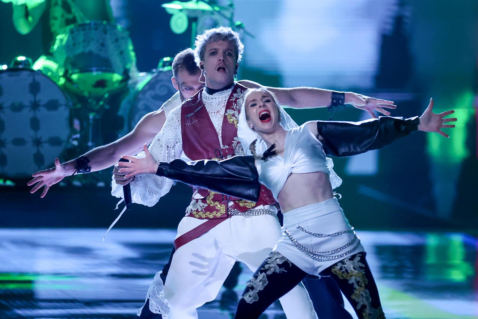 06.05.2024., Malmo, Svedska - Hrvatski predstavnik na Eurosongu Baby Lasagna, pravim imenom Marko Purisic na probi u Malmo Areni uoci prve polufinalne veceri Eurosonga. Photo: Sanjin Strukic/PIXSELL