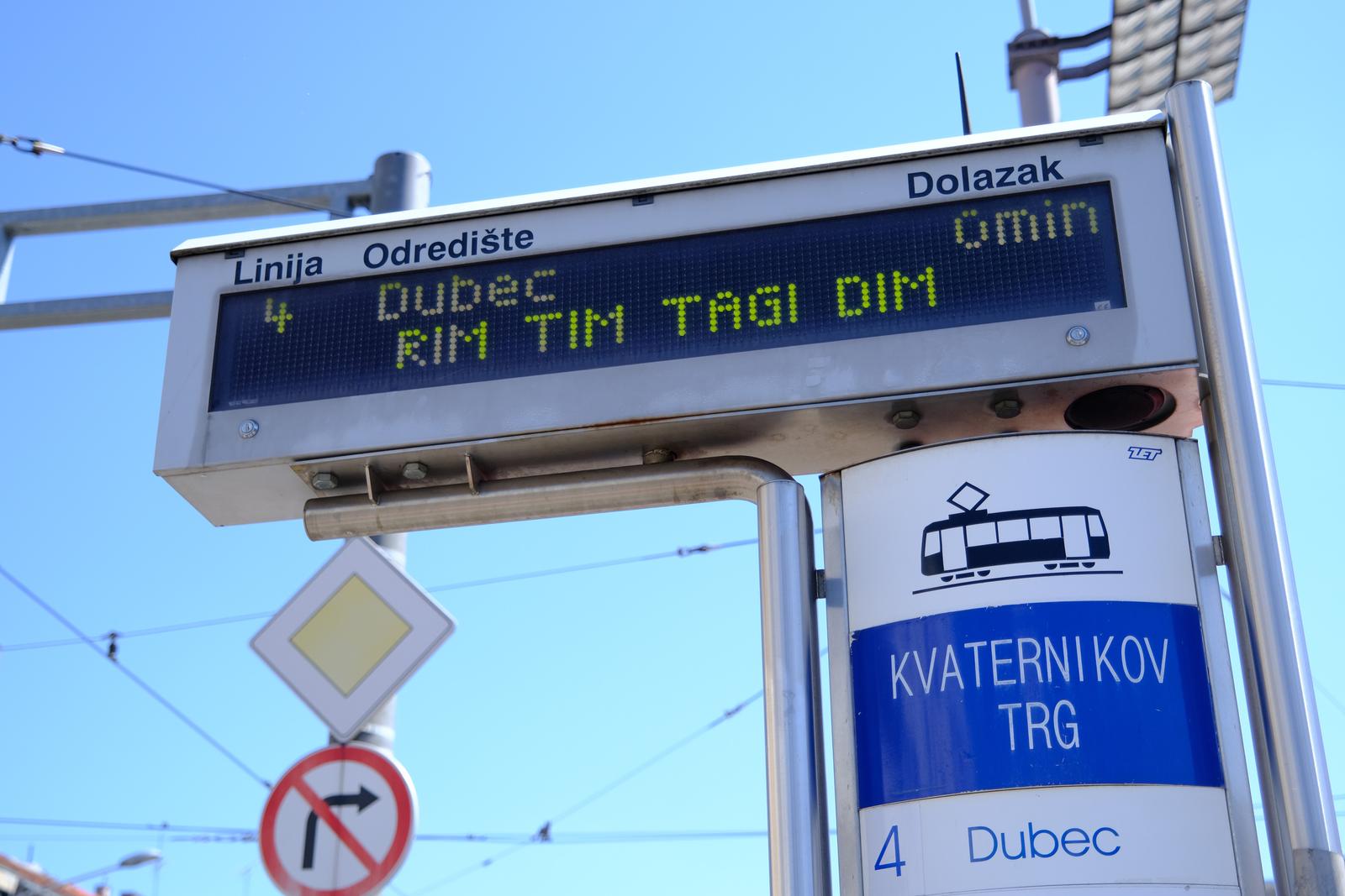 11.05.2024., Zagreb - I ZET se prikljucio euforiji Rim Tim Tagi Dima. Photo: Slaven Branislav Babic/PIXSELL