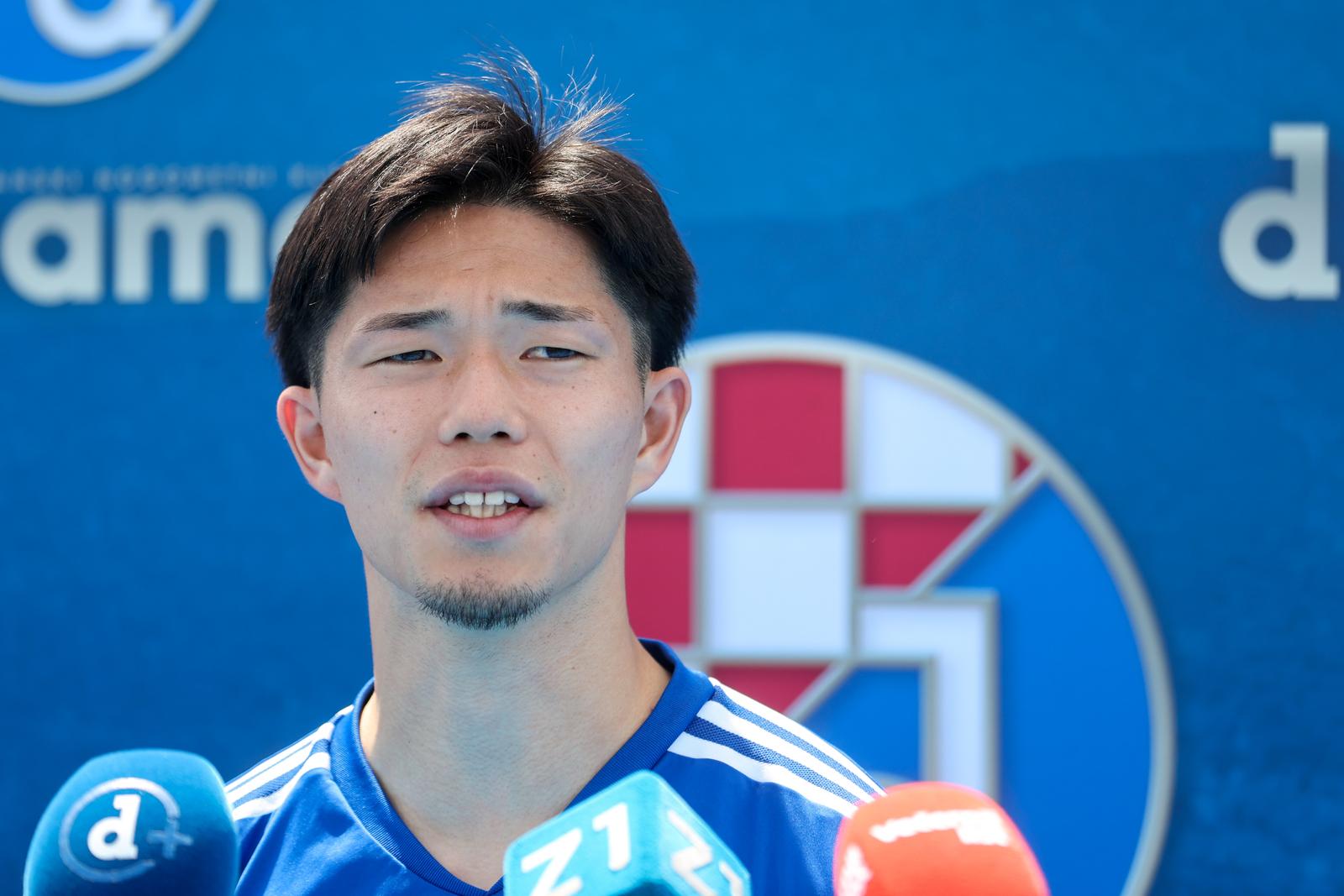 13.05.2024., Zagreb - Media day GNK-a Dinamo uoci finala kupa protiv HNK-a Rijeka. Takuya Ogiwara. Photo: Igor Kralj/PIXSELL