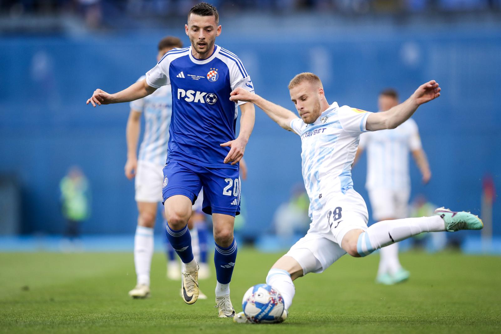 15.05.2024., stadion Maksimir, Zagreb - Prva utakmica finala SuperSport Hrvatskog nogometnog kupa, GNK Dinamo - HNK Rijeka. Photo: Luka Batelic/PIXSELL