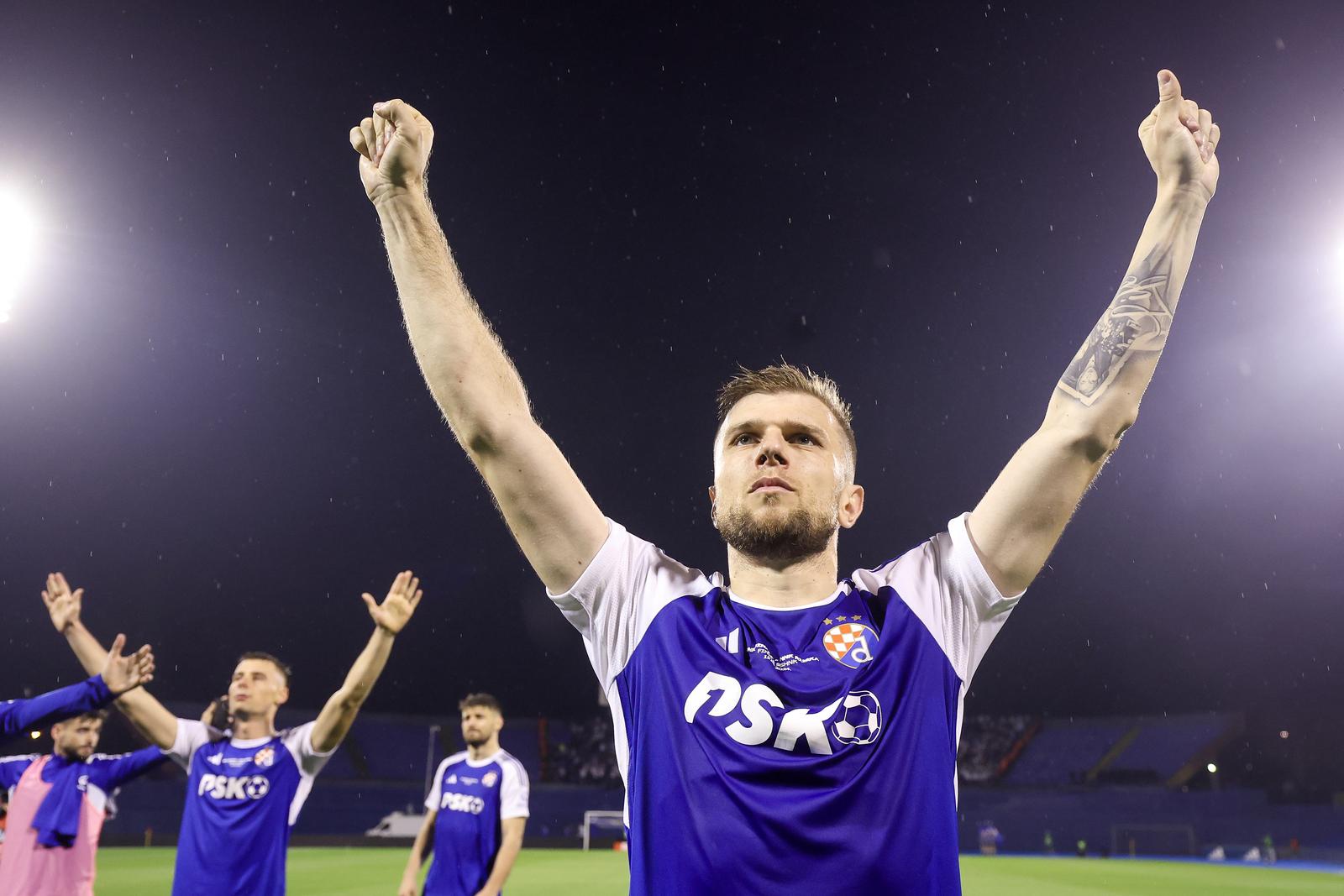 15.05.2024., stadion Maksimir, Zagreb - Prva utakmica finala SuperSport Hrvatskog nogometnog kupa, GNK Dinamo - HNK Rijeka. Photo: Goran Stanzl/PIXSELL