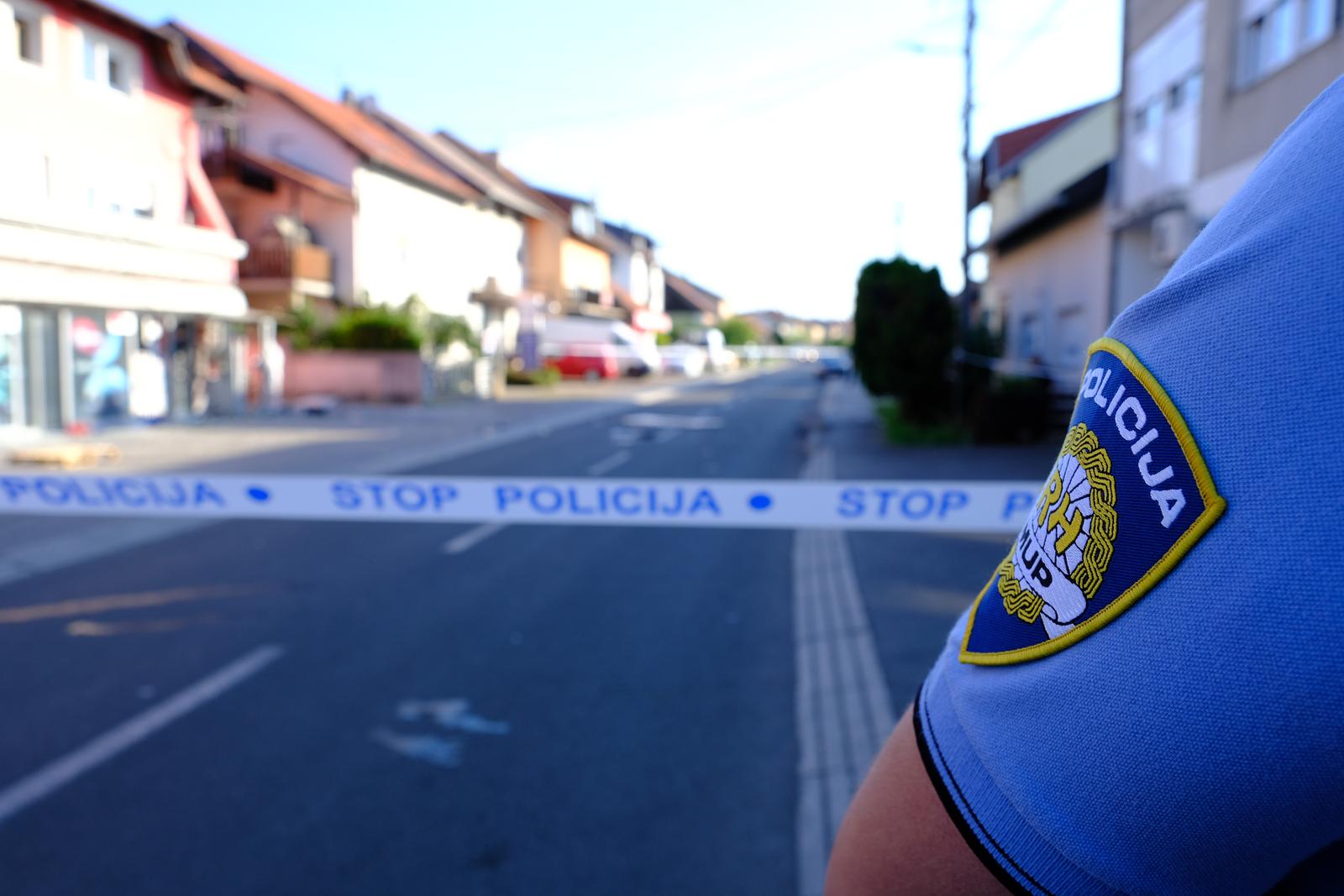 15.06.2022., Zagreb - Oko 4 sata ujutro u Ulici kaktusa kod Sesveta eksplozijom je ostecen bankomat. Ocevid je u tijeku. Photo: Slaven Branislav Babic/PIXSELL