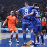 17.05.2024., KC Drazen Petrovic, Zagreb - 5. utakmica finala HMNL, Futsal Dinamo - Olmissum. Photo: Luka Batelic/PIXSELL