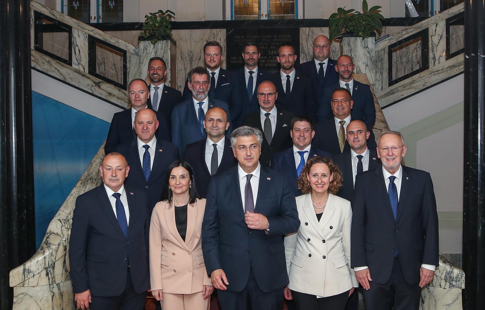 17.05.2024., Zagreb - Prva sjednica 11. saziva Hrvatskog sabora. Glasanje o povjerenju Vladi Republike Hrvatske i predstavljanje Vlade. Photo: Zeljko Lukunic/PIXSELL