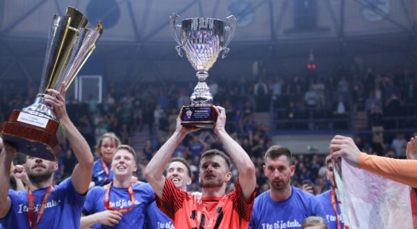 17.05.2024., KC Drazen Petrovic, Zagreb - 5. utakmica finala HMNL, Futsal Dinamo - Olmissum. Photo: Luka Batelic/PIXSELL