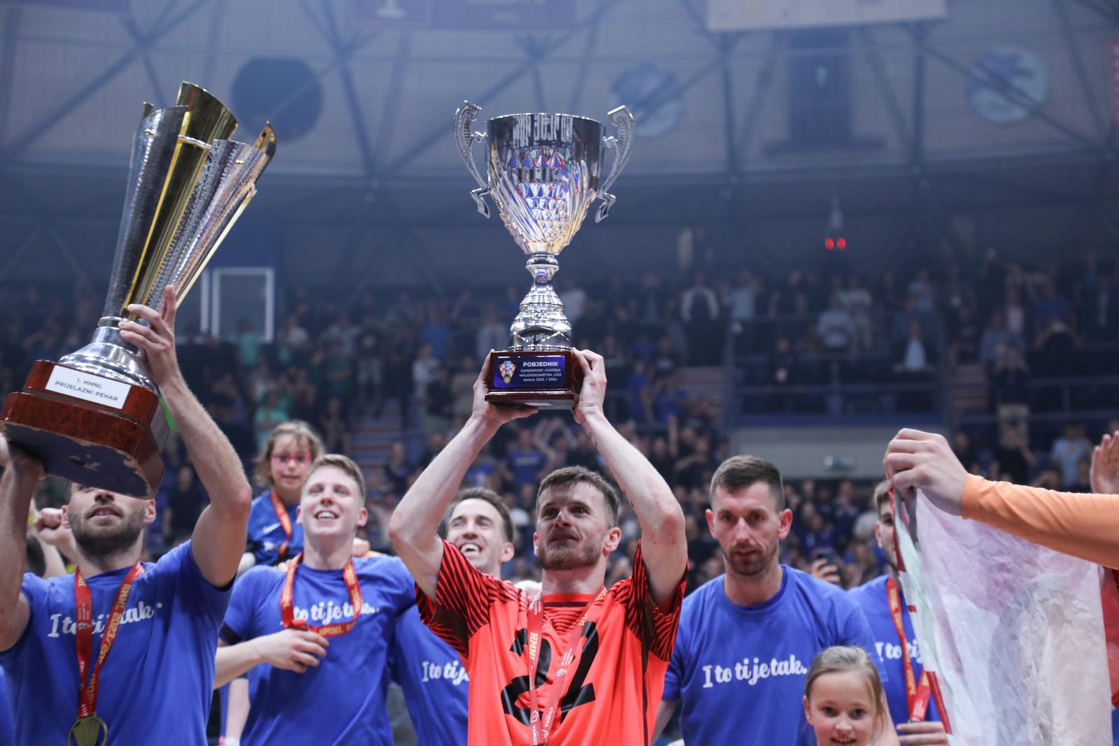 17.05.2024., KC Drazen Petrovic, Zagreb - 5. utakmica finala HMNL, Futsal Dinamo - Olmissum. Photo: Luka Batelic/PIXSELL