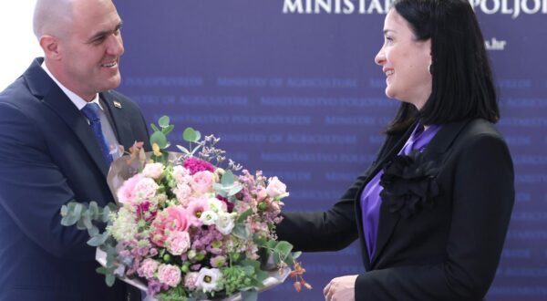 20.05.2024., Zagreb - Novi ministar Josip Dabro preuzeo je danas Ministarstvo poljoprivrede, sumarstva i ribarstva
od dosadasnje ministrice Marije Vuckovic. Photo: Patrik Macek/PIXSELL