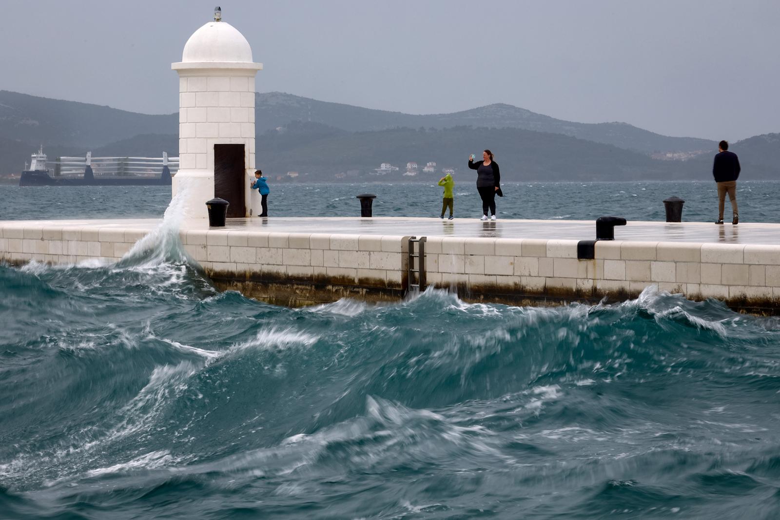 27.03.2024., Zadar - Jako jugo u Zadru Photo: Sime Zelic/PIXSELL