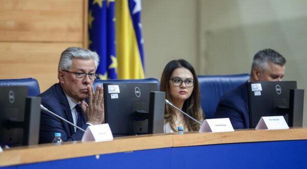 28.05.2024., Sarajevo, Bosna i Hercegovina - Ured predsjedateljice Vijeca ministara BiH Borjane Kristo, zajedno s Direkcijom za europske integracije organizirao je konferenciju pod nazivom "Pristupni pregovori Bosne i Hercegovine s Europskom unijom". Photo: Armin Durgut/PIXSELL