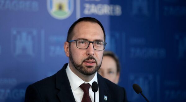 29.05.2024., Zagreb - Gradonacelnik Zagreba Tomislav Tomasevic odrzao je konferenciju za medije u zgradi Gradske uprave na temu Gradske plinare Zagreb opskrba. Photo: Luka Batelic/PIXSELL