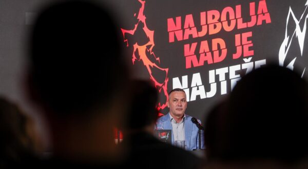 31.05.2024., Zagreb, Pivana - Predstavljanje sluzbene himne hrvatske nogometne reprezentacije "Najbolje kad je najteze” koju izvode Tiho Orlic i Opca opasnost. Marijan Kustic. Photo: Igor Kralj/PIXSELL