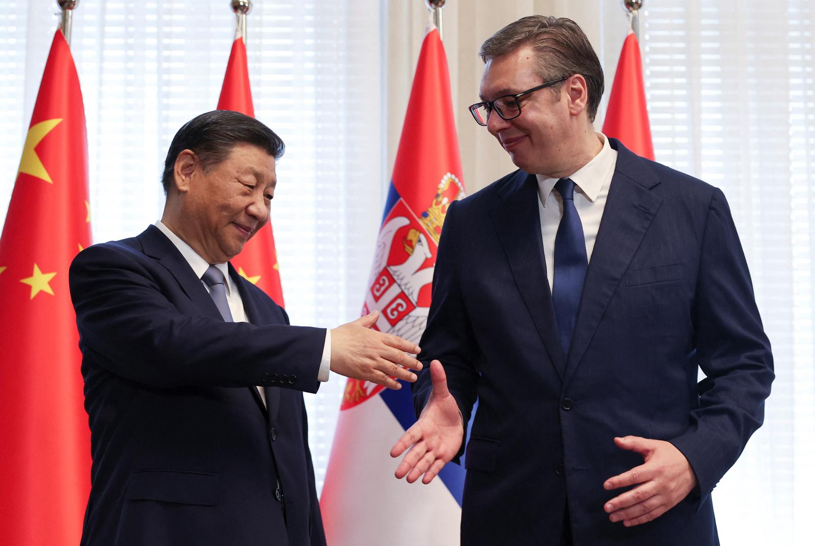 Kineski predsjednik Xi Jinping i srpski predsjednik Aleksandar Vučić