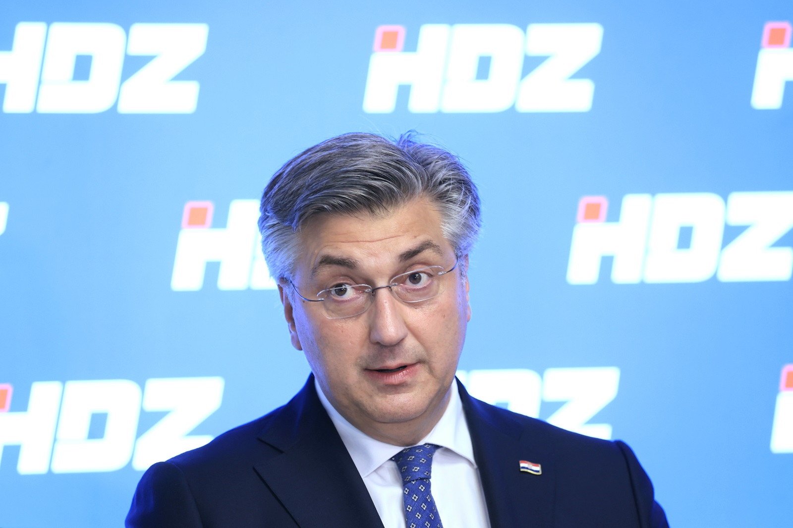 Zagreb, 6.5.2024.Sjednica Šireg predsjedništva HDZ-a.Na slici Andrej Plenković.foto HINA/ Tomislav Pavlek/ tp