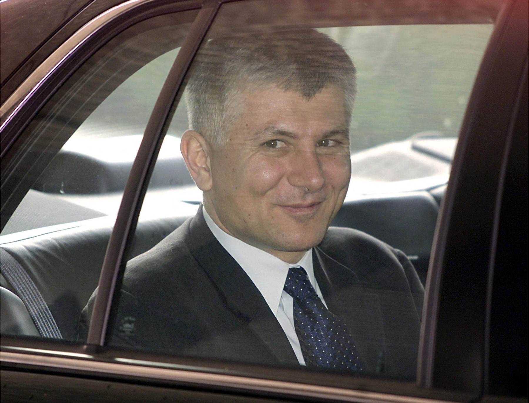 Serbian Prime Minister Zoran Djindjic arrives at the State Department 22 March 2001 for a closed door meeting with US Secretary Colin Powell. Powell and Djindjic are expected to discuss bilateral relations between their countries.,Image: 69069949, License: Rights-managed, Restrictions: , Model Release: no, Credit line: PAUL J. RICHARDS / AFP / Profimedia