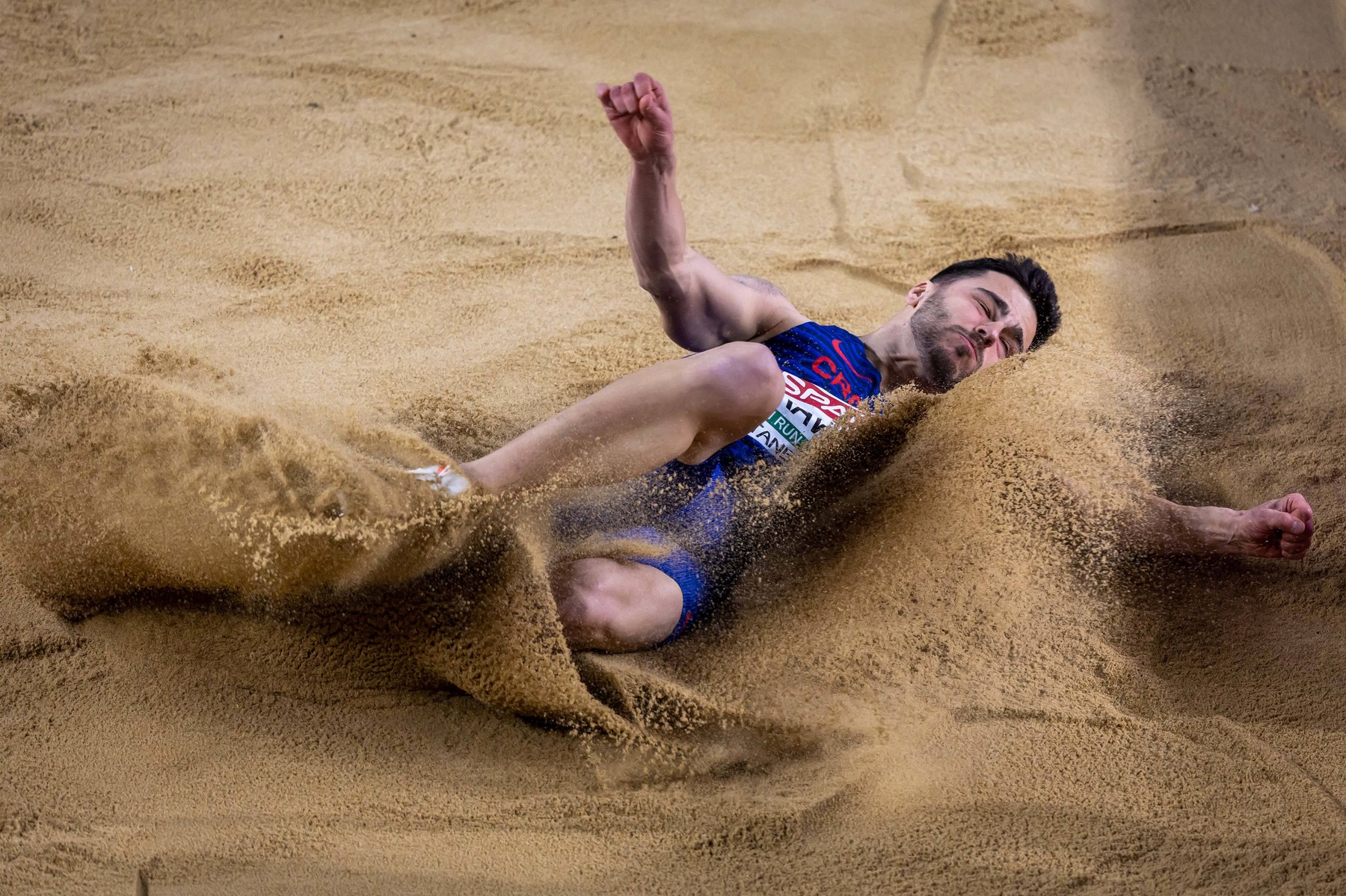 2023 European Athletics Indoor Championships, AtakĂ¶y Athletics Arena, Istanbul, Turkey 3/3/2023 Mens Long Jump Heats Croatias Filip Pravdica Filip Pravdica 3/3/2023 Copyright: x INPHO/MorganxTreacyx 056A8703,Image: 760008892, License: Rights-managed, Restrictions: PUBLICATIONxNOTxINxUKxIRLxFRAxNZL, Credit images as "Profimedia/ IMAGO", Model Release: no, Credit line: ©INPHO/Morgan Treacy / imago sportfotodienst / Profimedia