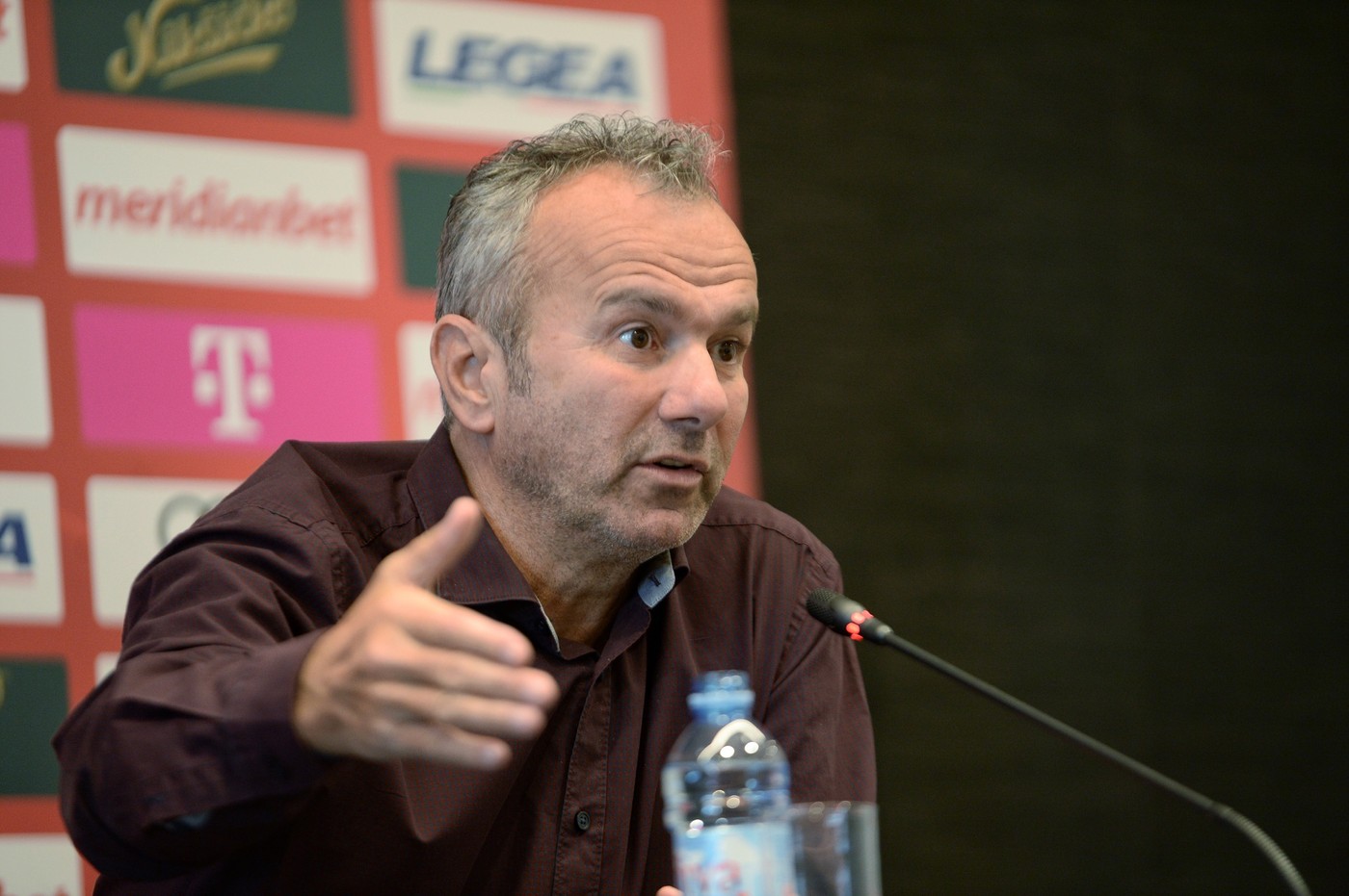 04, February, 2024, Podgorica - After signing the contract, Robert Prosinecki was presented at a media conference in the House of Football as the new selector of the national football team of Montenegro. Dejan Savicevic. Photo: R.R./ATAImages

04, februar, 2024, Podgorica - Robert Prosinecki je nakon potpisivanja ugovora, predstavljen na konferenciji za medije u Kuci fudbala kao novi selektor fudbalske reprezentacije Crne Gore. Photo: R.R./ATAImages,Image: 843433484, License: Rights-managed, Restrictions: , Model Release: no, Credit line: R.R. / ATA Images / Profimedia