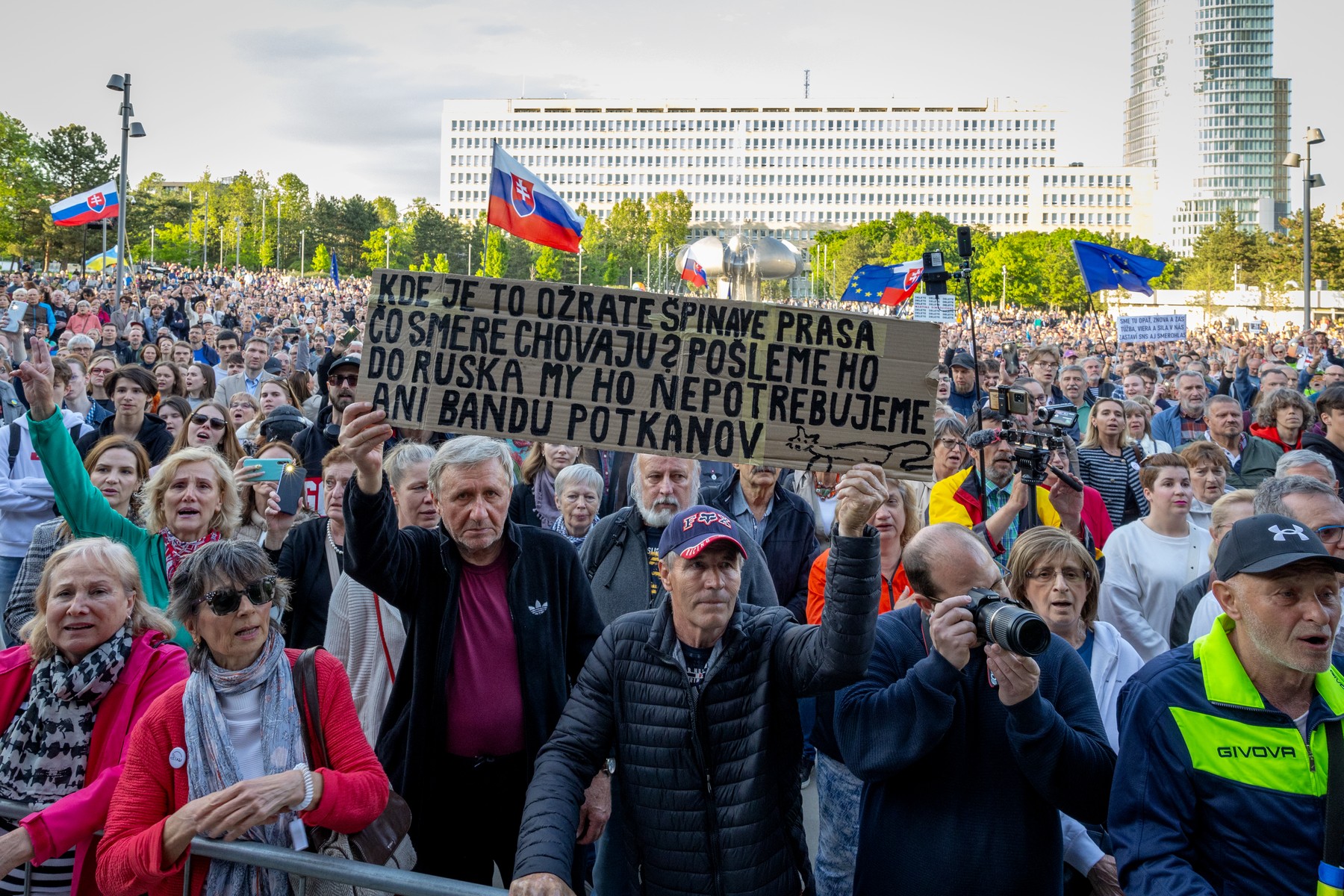 Prosvjed u Bratislavi