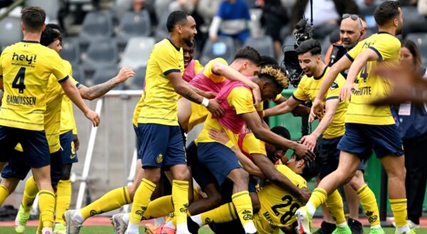 5/9/2024 - BRUSSELS - Koki Machida of Royale Union Saint-Gilloise celebrates the 1-0 during the Belgian Croky Cup final between Union st Gillis and Royal Antwerp FC at the King Baudouin Stadium on May 9 in Brussels, Belgium. ANP | Hollandse Hoogte | GERRIT VAN COLOGNE /ANP/Sipa USA,Image: 871437812, License: Rights-managed, Restrictions: *** World Rights Except Belgium, France, Germany, The Netherlands, and the UK ***  BELOUT DEUOUT FRAOUT GBROUT NLDOUT, Model Release: no, Credit line: ANP / ddp USA / Profimedia