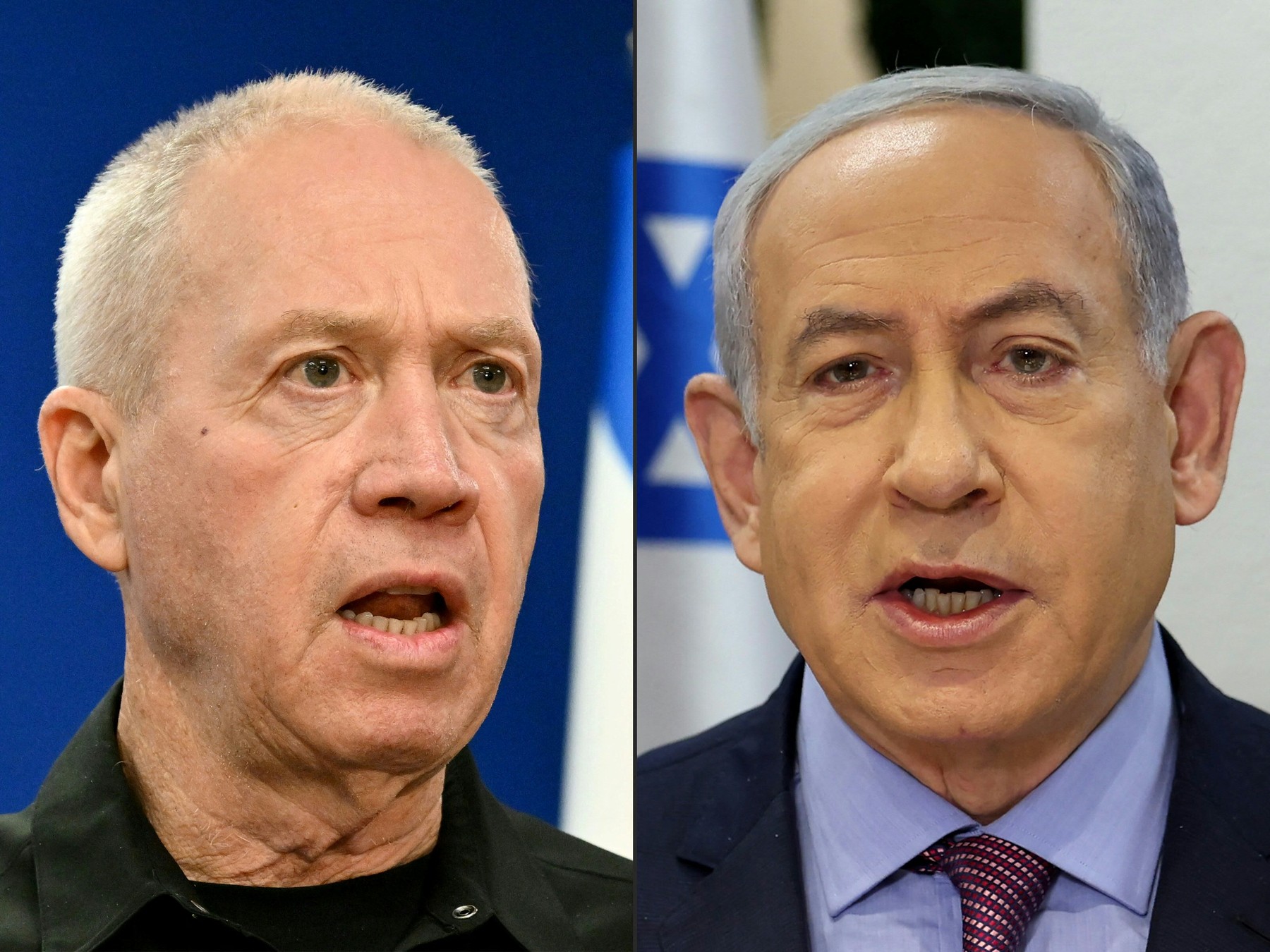 Izraelski ministar obrane Yoav Gallant i premijer Benjamin Netanyahu