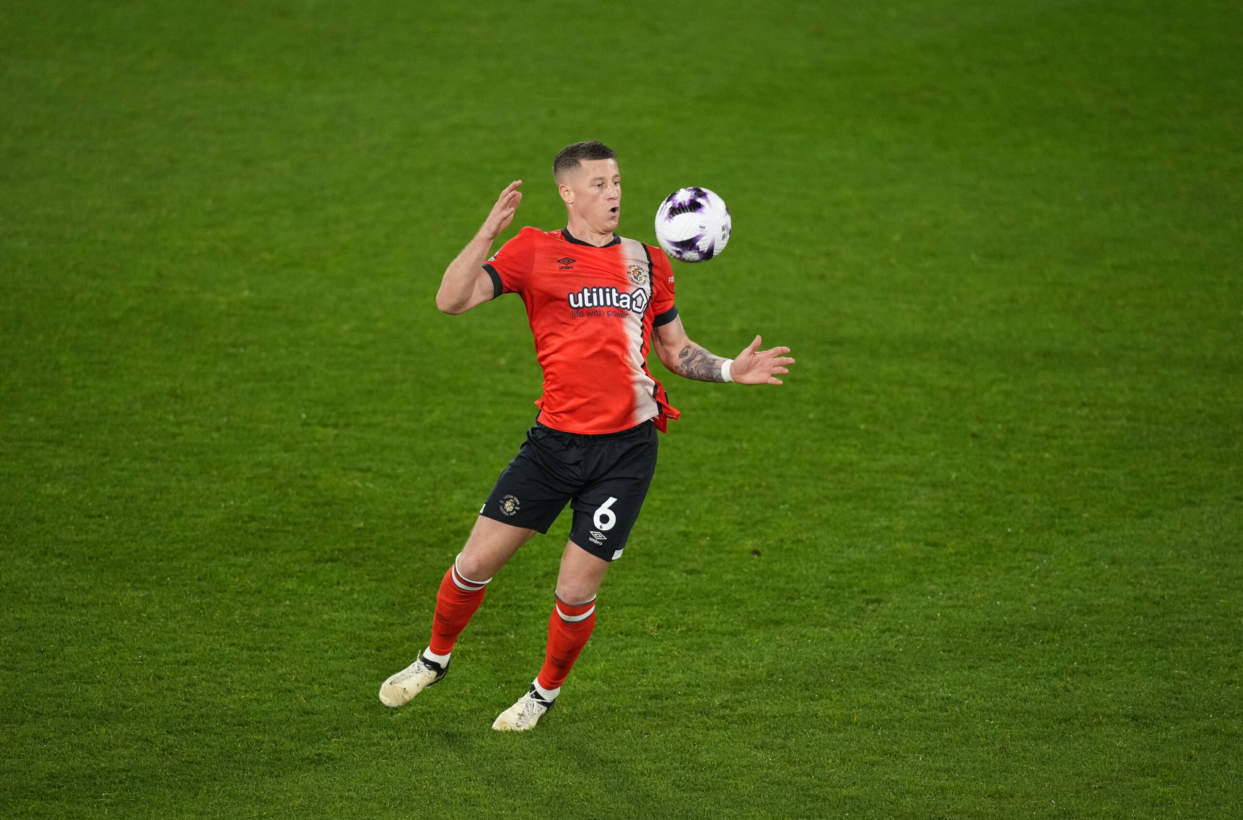 Ross Barkley of Luton Town during the Premier League match between Luton Town and Everton at Kenilworth Road, Luton, England on 3 May 2024. Copyright: xAndyxRowlandx PMI-6243-0006