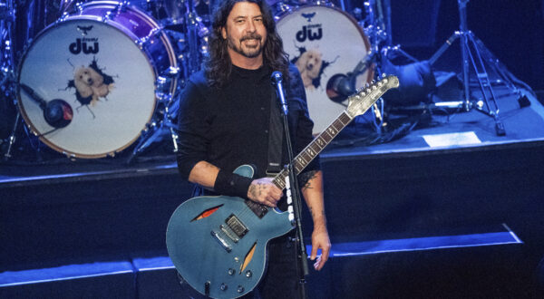 Dave Grohl of Foo Fighters performs during an "Austin City Limits" live taping Thursday, Oct. 12, 2023, in Austin, Texas. (Photo by Amy Harris/Invision/AP)
