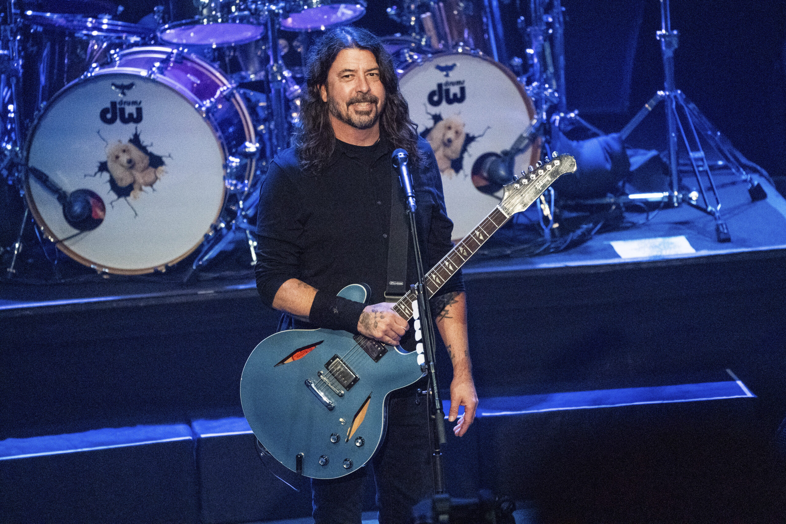 Dave Grohl of Foo Fighters performs during an "Austin City Limits" live taping Thursday, Oct. 12, 2023, in Austin, Texas. (Photo by Amy Harris/Invision/AP)