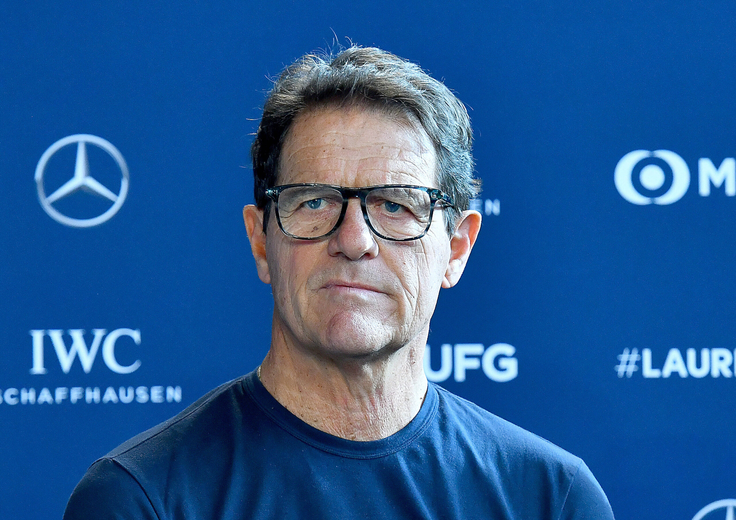 Berlin Laureus World - Sports Awards 2020 17.02.2020,Laureus World - Sports Awards 2020, v.l.Fabio Capello im Media Centre bei dem Academy Interview *** Berlin Laureus World Sports Awards 2020 17 02 2020,Laureus World Sports Awards 2020, from Fabio Capello in the Media Centre during the Academy interview Copyright: xLakomskix/Eibner-Pressefotox EPdli