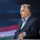 epa11395836 A handout photo made available by the Hungarian PM's Press Office shows Hungarian Prime Minister and chairman of the ruling Fidesz party Viktor Orban speaks during an interview in the Tenyek (Facts) television programme in the studio of TV2 channel in Budapest, Hungary, 07 June 2024, two days ahead of the European parliamentary and local elections in Hungary. The European Parliament elections are scheduled across EU member states from 06 to 09 June 2024.  EPA/VIVIEN CHER BENKO / HUNGARIAN PM OFFICE /HANDOUT HUNGARY OUT HANDOUT EDITORIAL USE ONLY/NO SALES HANDOUT EDITORIAL USE ONLY/NO SALES
