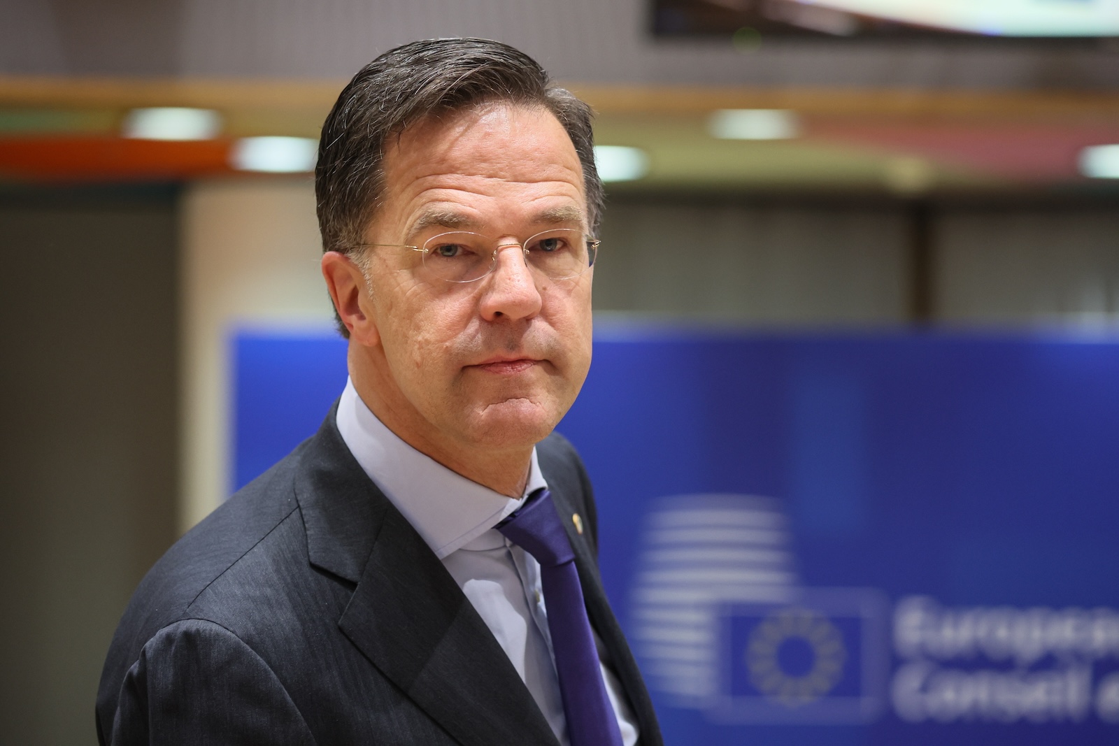 epa11438561 (FILE) Dutch Prime Minister Mark Rutte attends a special meeting of the European Council in Brussels, Belgium, 18 April 2024 (reissued 26 June 2024). According to a statement from the North Atlantic Council (NATO) on 26 June 2024, Dutch Prime Minister Mark Rutte has been appointed as the next Secretary General of NATO. Rutte will assume the post of Secretary General on 01 October 2024, replacing Jens Stoltenberg after ten years as Secretary General of NATO.  EPA/LESZEK SZYMANSKI POLAND OUT